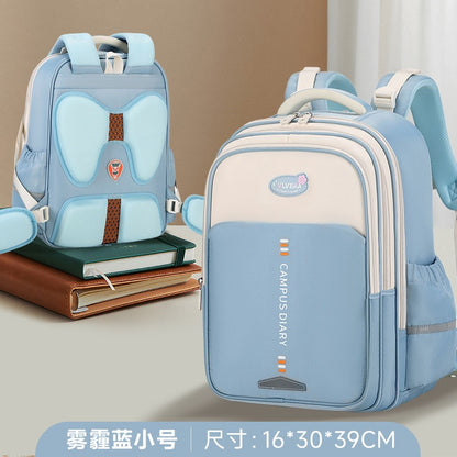 Mochila escolar estilo casual simples coreano para meninas, mochila para crianças do ensino fundamental e médio, bolsa para idades de 6 a 12 anos