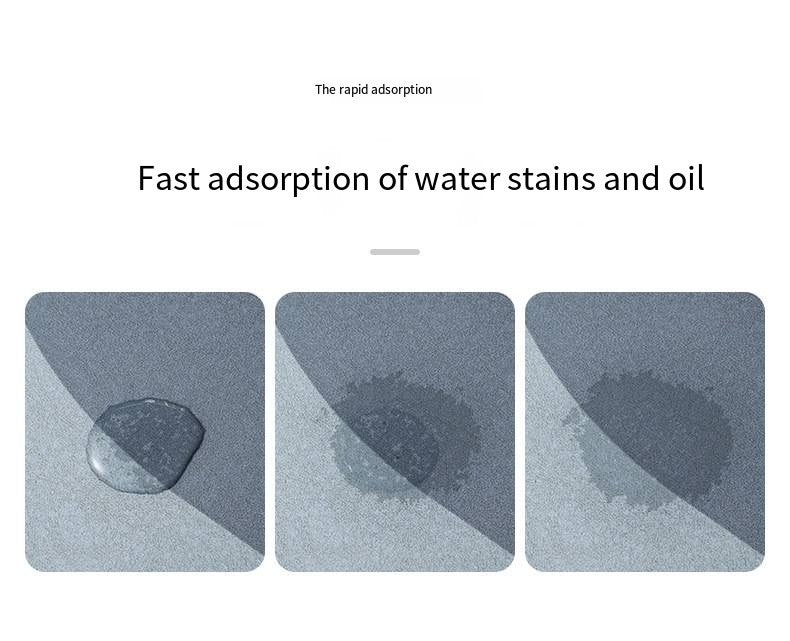 Diatomaceous Earth Absorbent Anti-fouling Kitchen Floor Mats Bathroom Anti-slip Rugs Kitchen Scrubbable Long Carpet