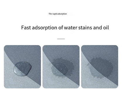 Diatomaceous Earth Absorbent Anti-fouling Kitchen Floor Mats Bathroom Anti-slip Rugs Kitchen Scrubbable Long Carpet