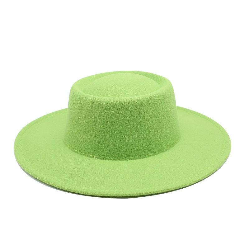 Chapéus Fedora Masculino Feminino Aba Larga 8.5CM Lã Feltro Chapéus Jazz Estilo Britânico 2023 Chapéu Panamá Formal Social