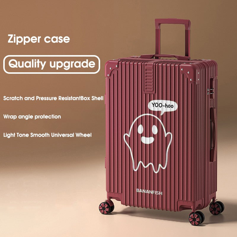 2025 New Suitcase ABS Durable Large Capacity Suitcase 20/22/24/26/28-inch Men's Carry-on Roller Suitcase Travel Check-in Case