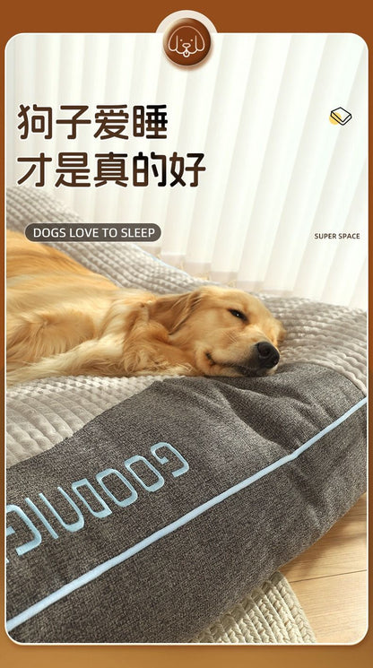 Cama Para Cães E Gatos No Inverno Tapete Grande Para Cães Ninho Quente Para Animais De Estimação Canil Para Filhotes De Porte Pequeno Médio E Grande Colchão Para Dormir Tamanho Grande
