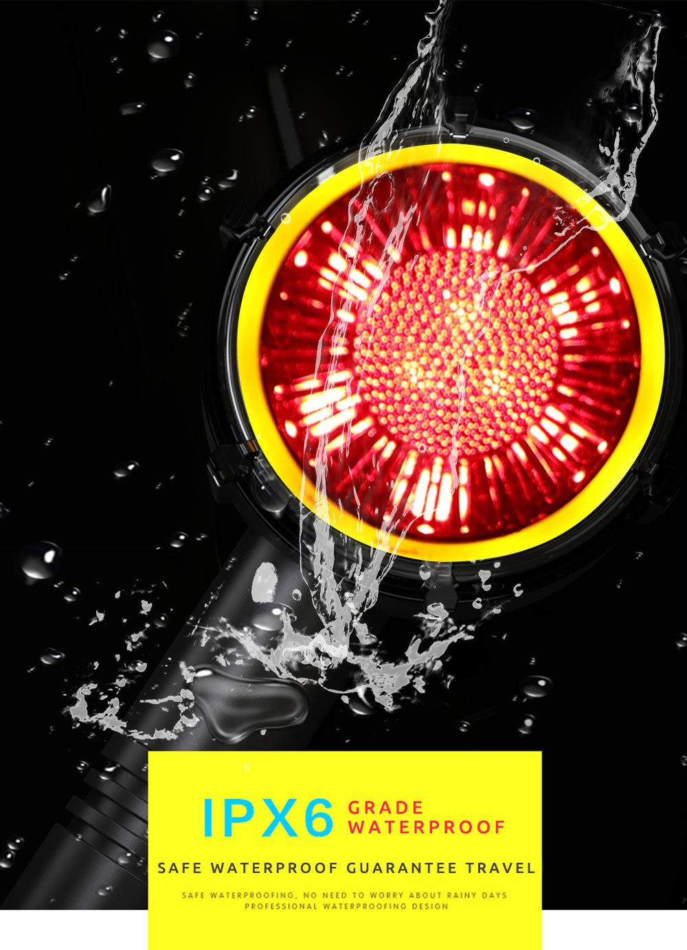 1 Par de Luzes LED de Seta Redondas Halo para Motocicleta, Duas Cores, DRL, Luz de Condução, Luz de Pisca Sequencial, Mini Indicador