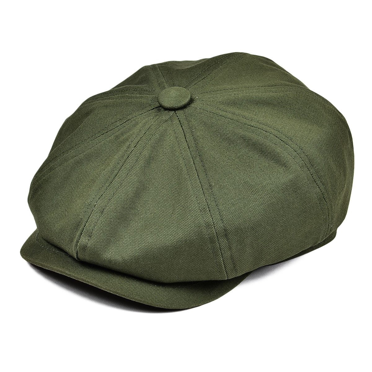 BOTVELA Men's Newsboy Cap Twill Cotton 8 Panel Hat Flat Ivy Cabbie Casual Baker Caps Gatsby Hat Retro Hats Boina Beret for Male