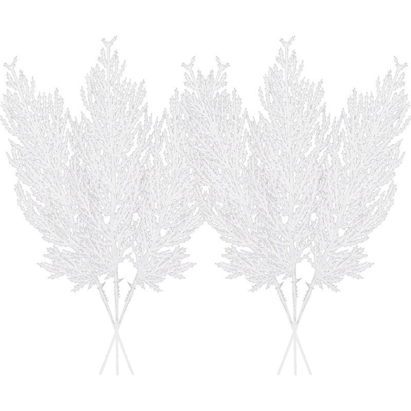 5Pcs Christmas Decoration Artificial Pine Leaves Branches Xmas Tree Pendent for Home Decor New Year Navidad DIY Garland Ornament