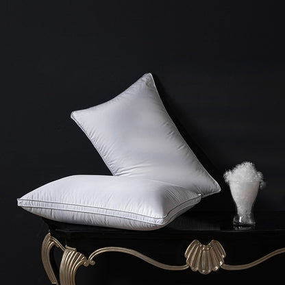 100% Real Goose Down Pillow 95% Fill Power 750+ FP 1200TC - Queen King Standard Size Pillow Down