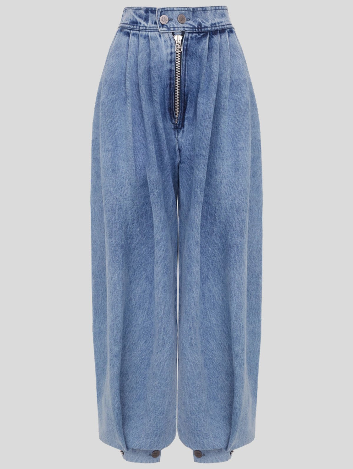 Harem Jeans Women High Waist Zipper Denim Loose Trousers Female Vintage Balloon Pants Ladies Casual Denim Pants