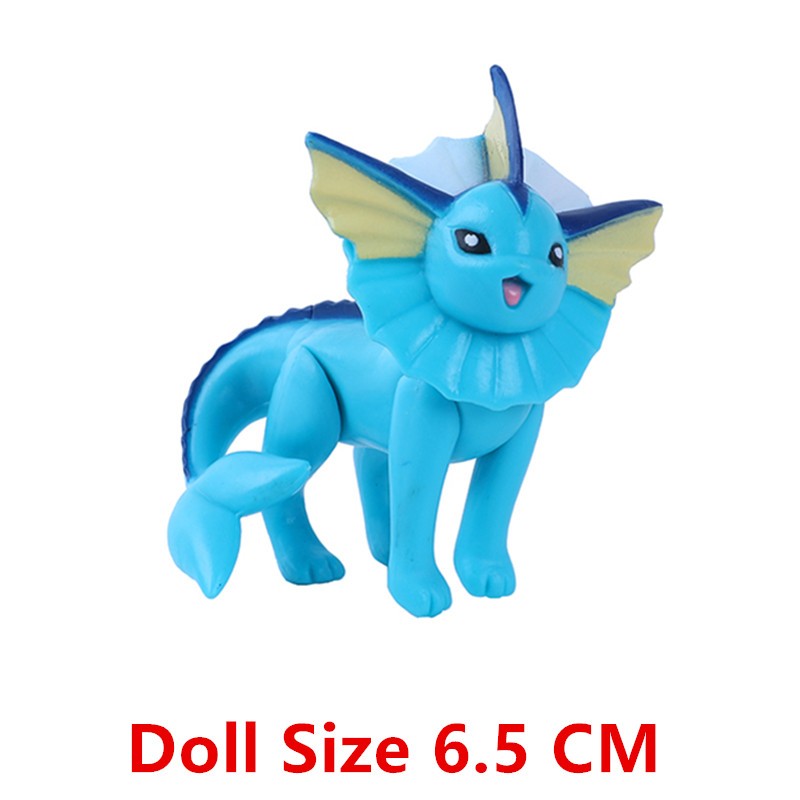 Pokémon Anime Figures Gelo Eevee Pikachu Dragão Voador Coleção Figura Brinquedos de Ação Fofos Modelo Pok é mon Presentes de Aniversário Infantis