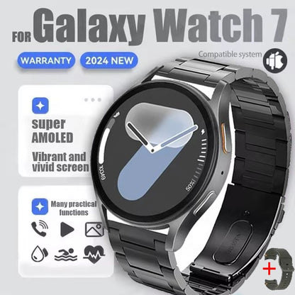 2025 New Watch 7 Classic GPS Sports Smartwatch1.5inch AMOLED HD Screen Voice Assistant Bluetooth Call Smart Watch For Men Women