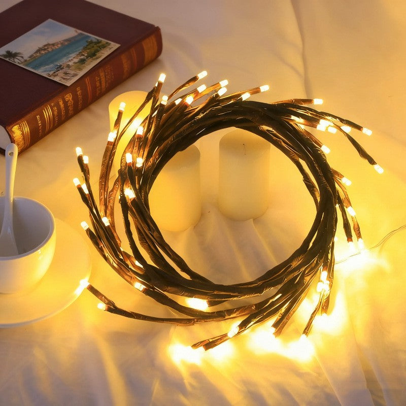Cherry LED Tree Branch Lights 8 Modes USB Powered Cherry Blossom Branch Decoration Night Lights for Indoor Home Walls and Doors