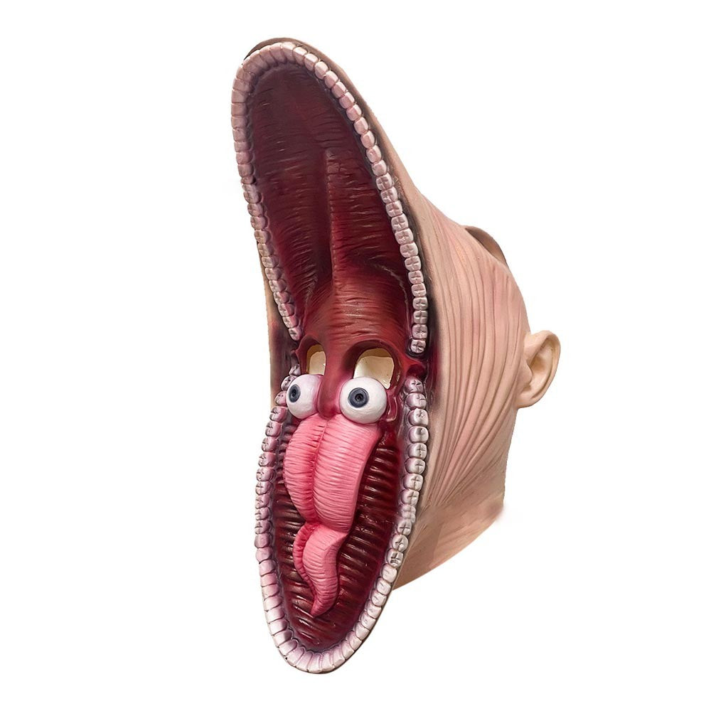 Adam and Barbara Mask Cosplay Monster Full Head Funny Couple Latex Helmet Halloween Carnival Dress Up Party Costume Props
