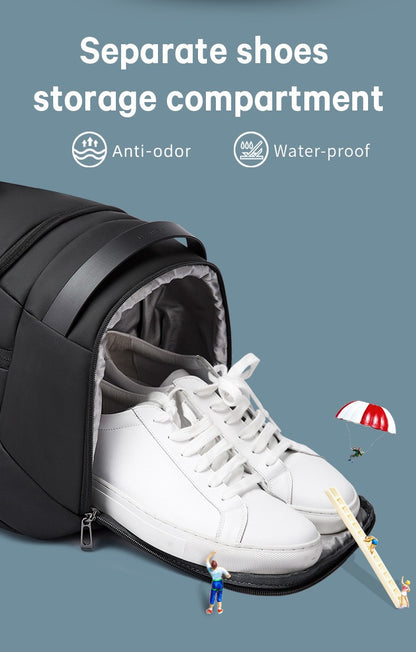 BANGE Sports Bags Men Gym Bags For Fitness Training Outdoor WaterProof Sport Bag Dry Wet Separation Bags Sac De Travel Bag