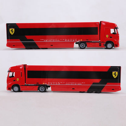 Burago 1:43 Ferrari SF24 #16 IVECO S-WAY 570 Carro Modelo em Liga