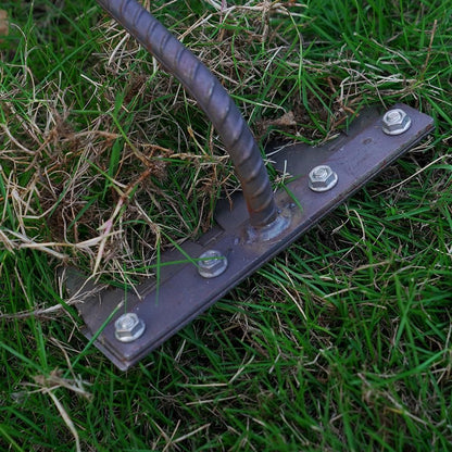 1PCS Teeth Carbon Steel Garden Hand Rake for Farm Garden Weeding Tools Scarifier Agricultural Nail Harrow Metal Harrow