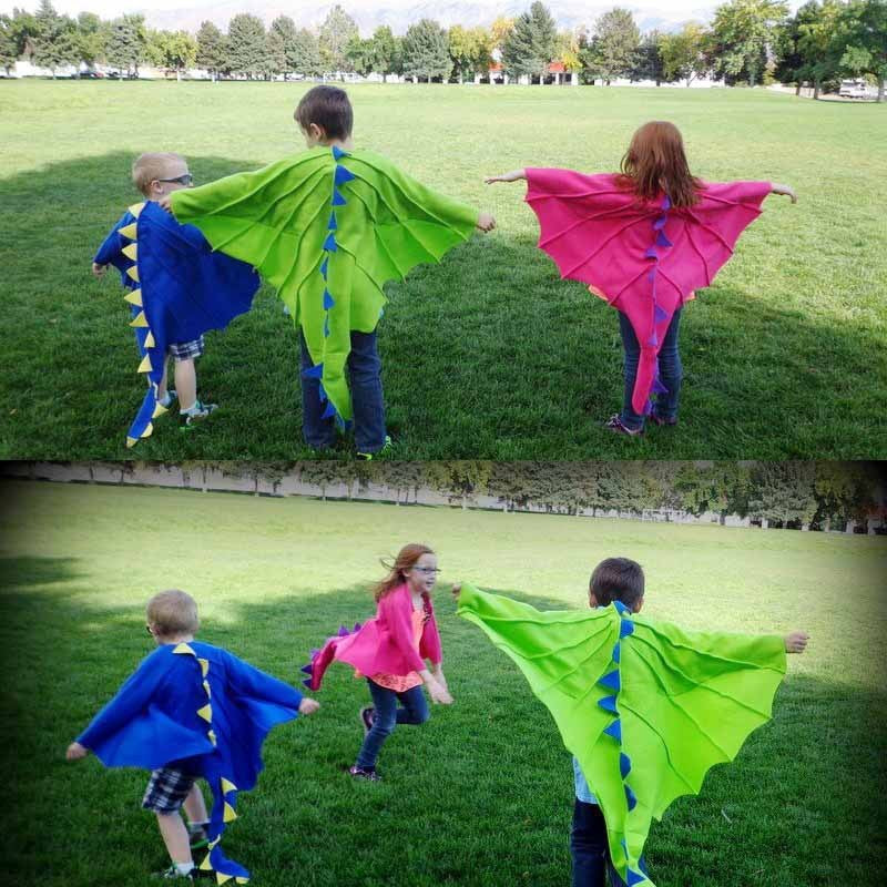 Kids Dragon Costume Cloak with Hat for Girls Boys Toothless Dragon Costume Cape Halloween Christmas Dinosaur Cosplay Costumes