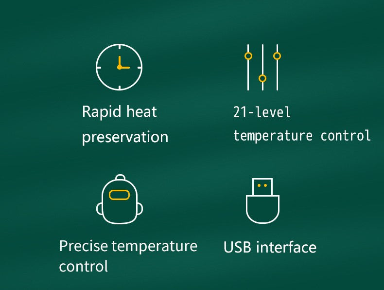 USB constant temperature heating bottle cup cover insulation artifact warm milk cover portable universal insulation cover for ou