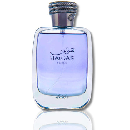 Perfume masculino Hawas – eau de toilette spray 100ml (3.4oz), perfume árabe premium
