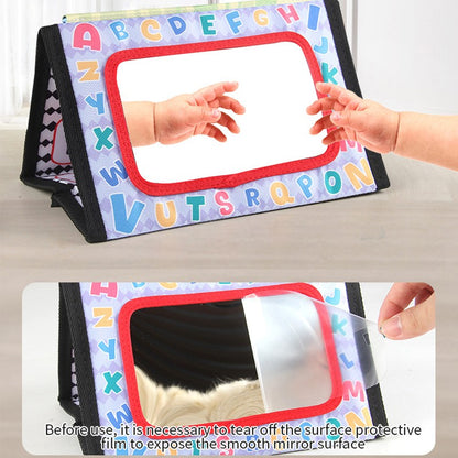 10 Page Cloth Book Montessori Touch And Feel Infant Soft Desk Calendar Cloth Books Cartoon Animals Early Education Toys For Baby