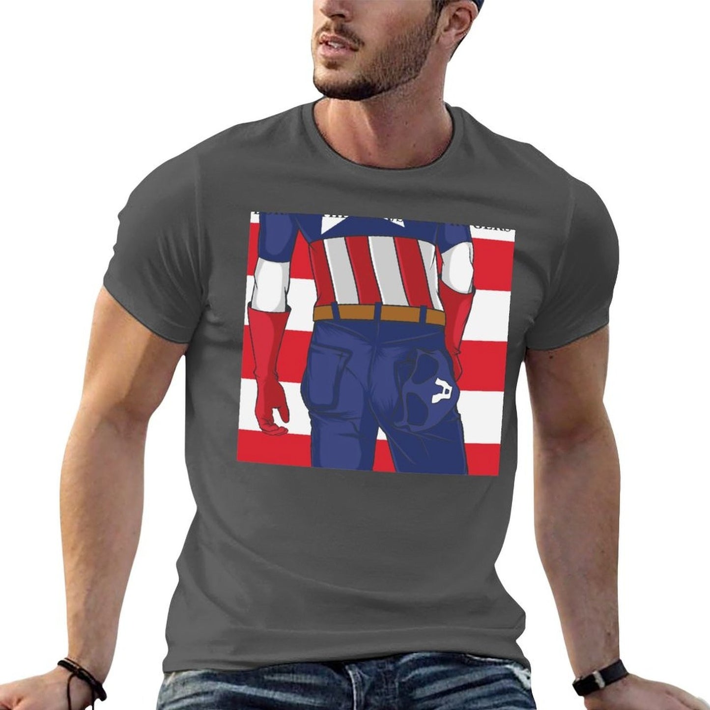 Born in the U.S.A T-Shirt t shirts for man cotton funny t shirt man plain T-Shirt