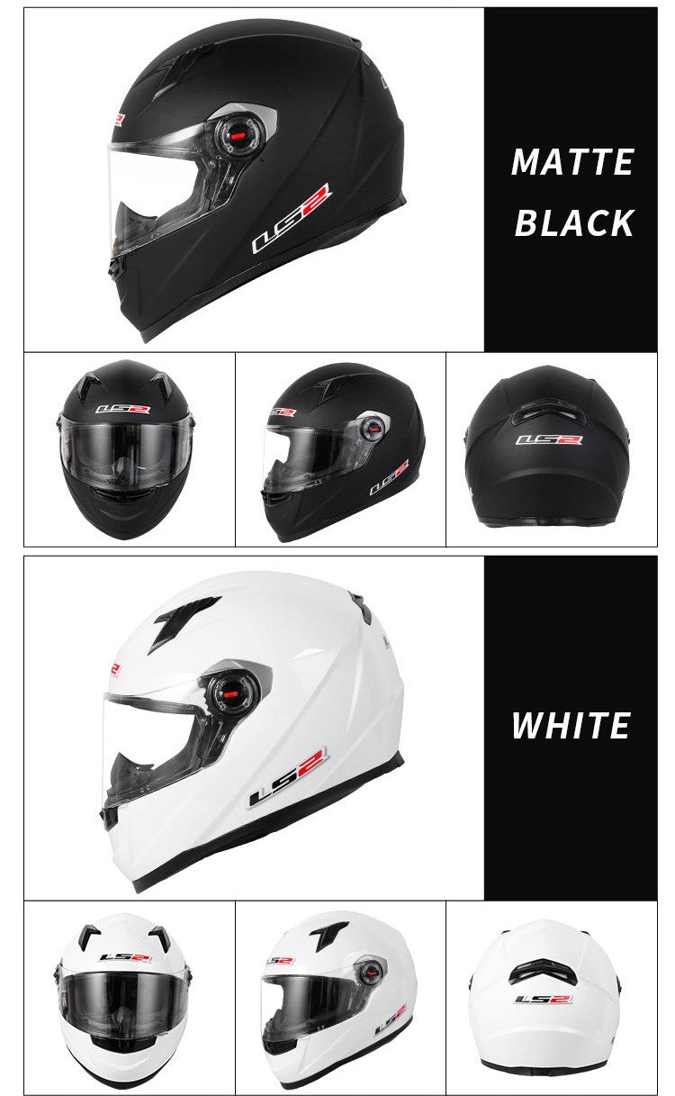 Capacete de Moto Clássico LS2 Fechado Masculino Feminino Capacete de Motocross Casco em ABS Aprovado pela ECE Acessórios para Motos FF358