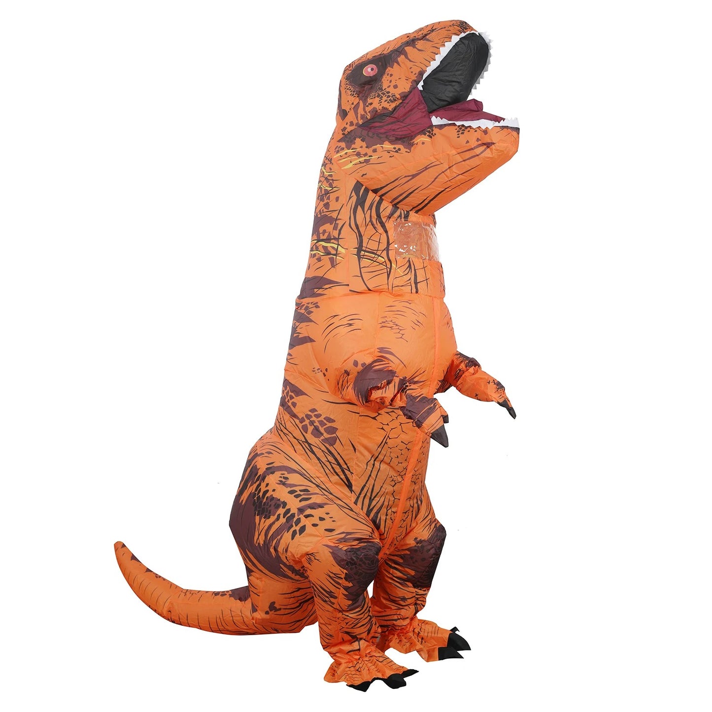 Tyrannosaurus Rex Inflatable Costume Adult Dinosaur Halloween Party Wear Fancy Dress Costume for Adults Festival Mascot