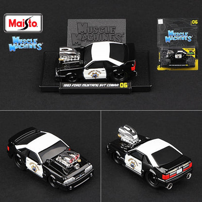Conjunto de veículos Maisto 1:64 Ferrari Ford Chevrolet Shelby Buick Toyota Audi Nissan Muscle, série de modelos de carros em miniatura Die Cast