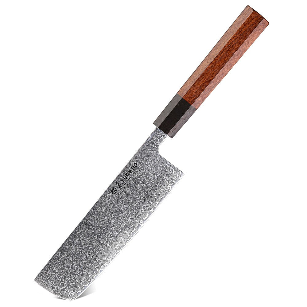 TURWHO Hand Forged Japanese Kitchen Knives Damascus Chef Knife High Carbon VG10 Steel Santoku Nakiri Bread Utility Handmad Knife