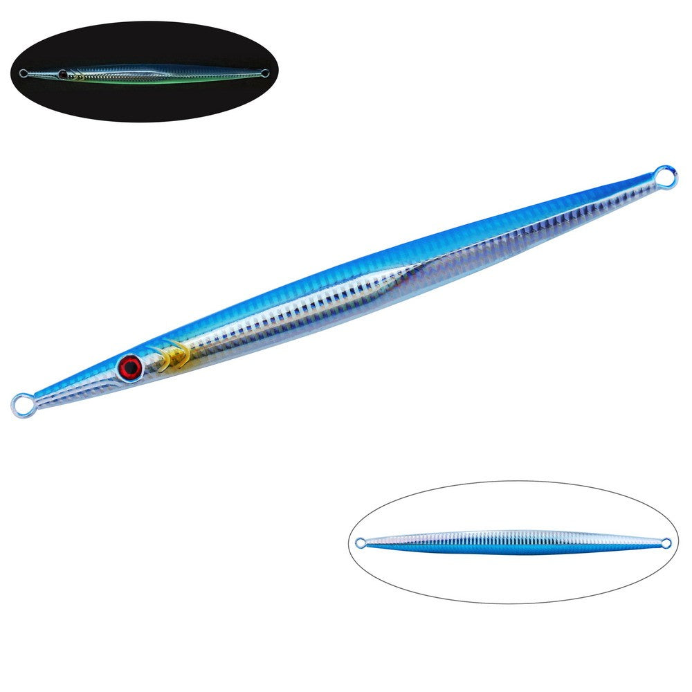 1PC NOVA Isca de Pesca Oceânica JIG de Afundamento Rápido 60g-300g Colher de JIGGING de Metal para Pesca em Alto Mar Isca Artificial Isca Pesada Atum