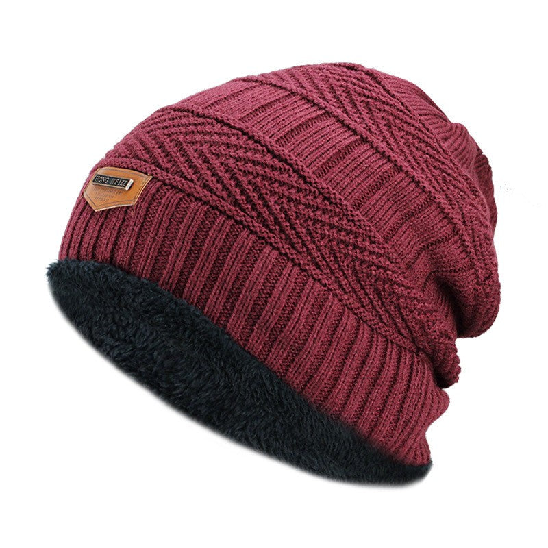 Winter Beanie Hat for Men Knitted Hat Winter Cap Beanie Women Thick Wool Neck Scarf Cap Balaclava Mask Bonnet Hats