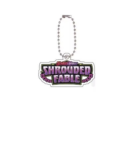 Chaveiro de acrílico de série completa para Mega Evoluções em inglês Sv10 Sv11 Sv9 151 Logotipo Anime Pingente de acrílico de decoração de bolsa