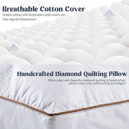 WQSPRING White Pillow Core Home Pillows Washable Pillow Skin-friendly Neck Pillow Cushion Almohadas Dormir ??????? Throw Pillows