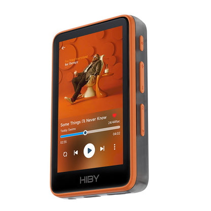 Reprodutor de Áudio HiBy R1 HiFi MP3 USB DAC WiFi Bluetooth 5.1 DSD256 PCM384kHz/32bit X1600E CS43131 MSEB Rádio Web Saída 3.5mm
