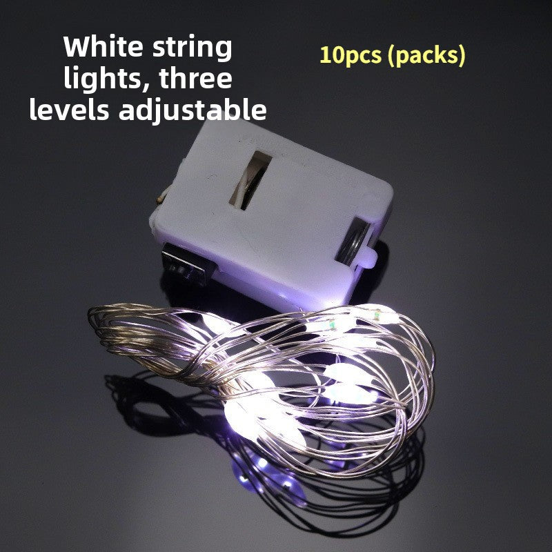 Colorful Fairy Lights Battery Operated (Includ), 3m 10ft 30 LED Mini String Lights for DIY Wedding Christmas Party Mason Jars