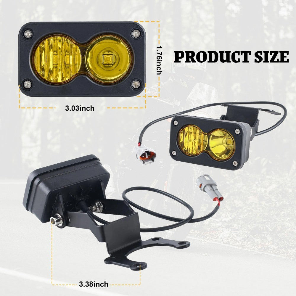 Motorcycle LED Headlight Kit for Sur-Ron Segway X260 and Talaria Flood Light Pods Combo Kit