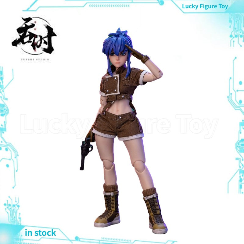 ?Original?TunShi Studio TS-012 Metal Slug XX? Leona Heidern 1/12 Action Figure Colecionáveis Modelos Brinquedos