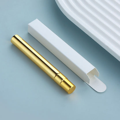 50pcs/Lot Perfume Bottle With Box Electroplated Spray Bottles Atomizer Parfum With Square Package Box Print LOGO Pay Extra