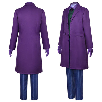 Men Clown Cosplay Costume Clown full set Coat Shirt Vest wig Tie Suit Outfits for Male Halloween Costumes