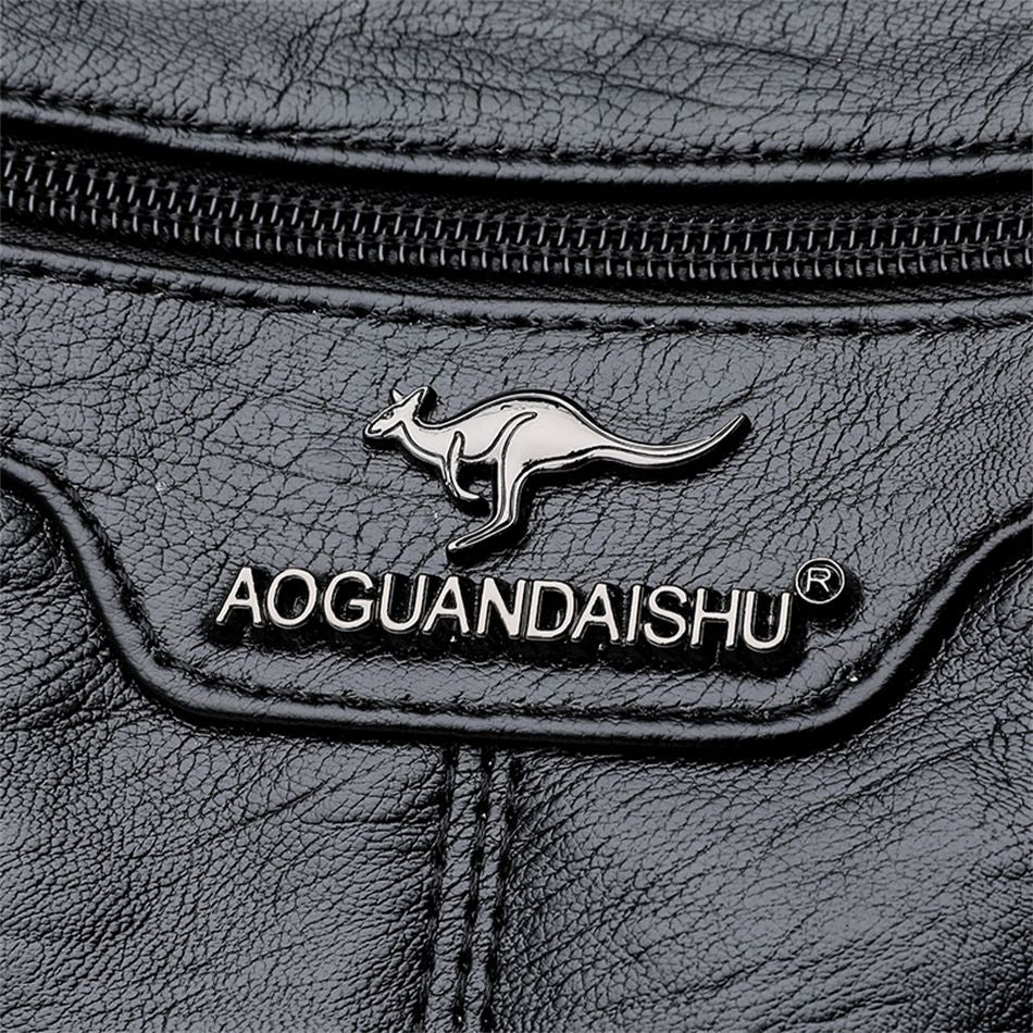 Soft Leather Women Bag Branded Designer Ladies Handbag Purses 2023 Luxury Female Shoulder Bag Large Capacity Crossbody Bags Sac