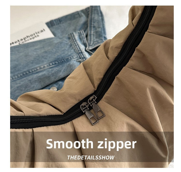 Large Capacity Simple Shoulder Bags Comfortable and Versatile Texture Crossbody Bags for Women Men Fashion Casual Storage Bags