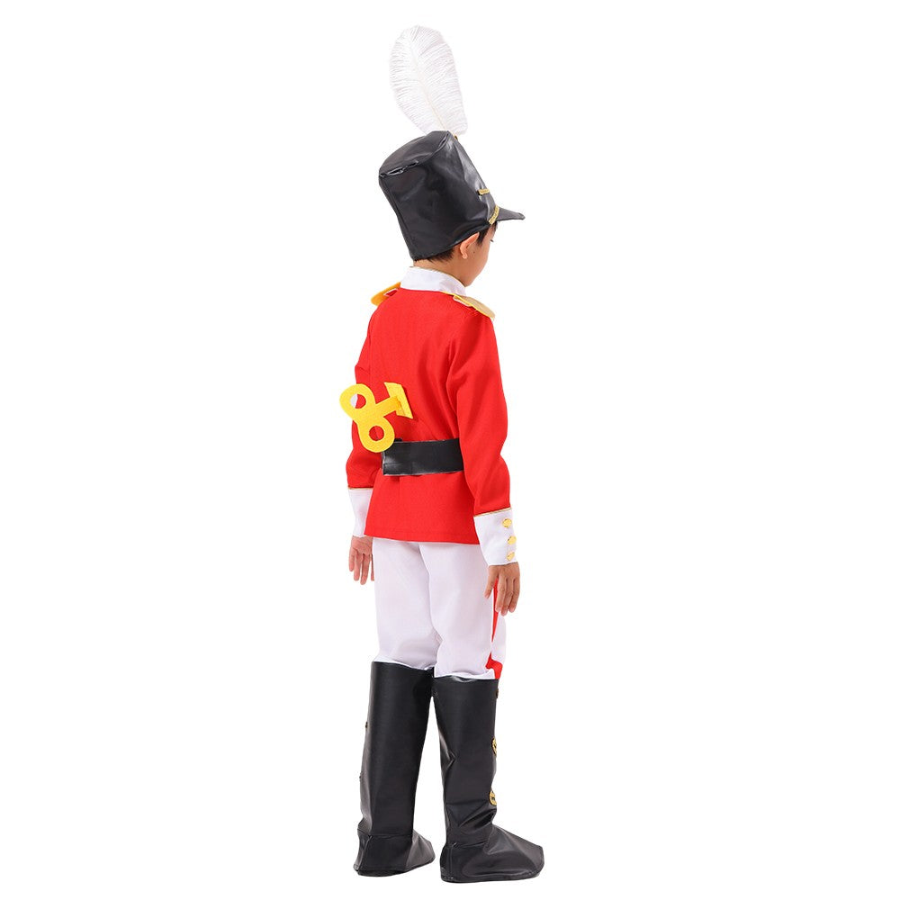 Boys Toy Soldier Costume Halloween Stage Performance Outfit Kids Military Role Play Set  - New Arrival 2025