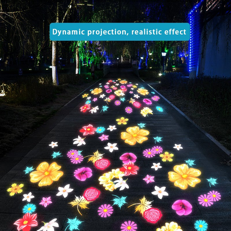 Custom Outdoor Creative Special Effect Pattern Light Led Dynamic Projection Lamp