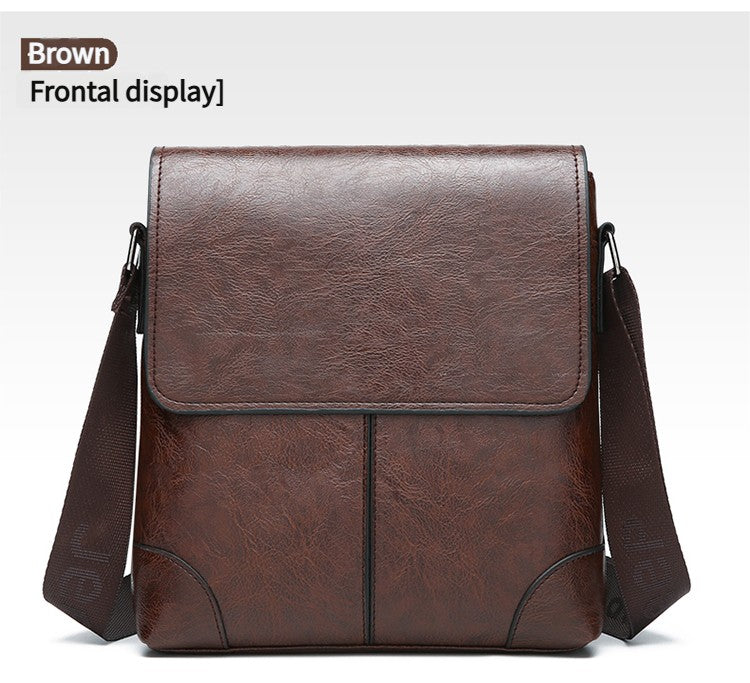 Men Shoulder Bags For IPAD Leather Business Handbag Men Messenger Bag Large Side Sling Bag Fashion Man Crossbody Bag