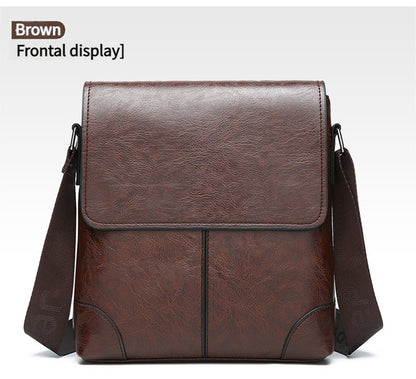 Men Shoulder Bags For IPAD Leather Business Handbag Men Messenger Bag Large Side Sling Bag Fashion Man Crossbody Bag