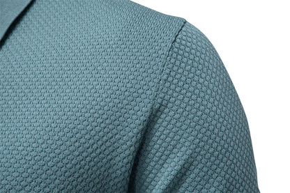 AIOPESON Men's Summer Breathable Polo Shirt Short Sleeve Solid Color Casual Polo Shirts for Men Lightweight Stretch Polo ?