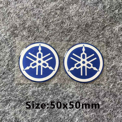 Para adesivo de motocicleta Yamaha 3D, decalque de logotipo de emblema