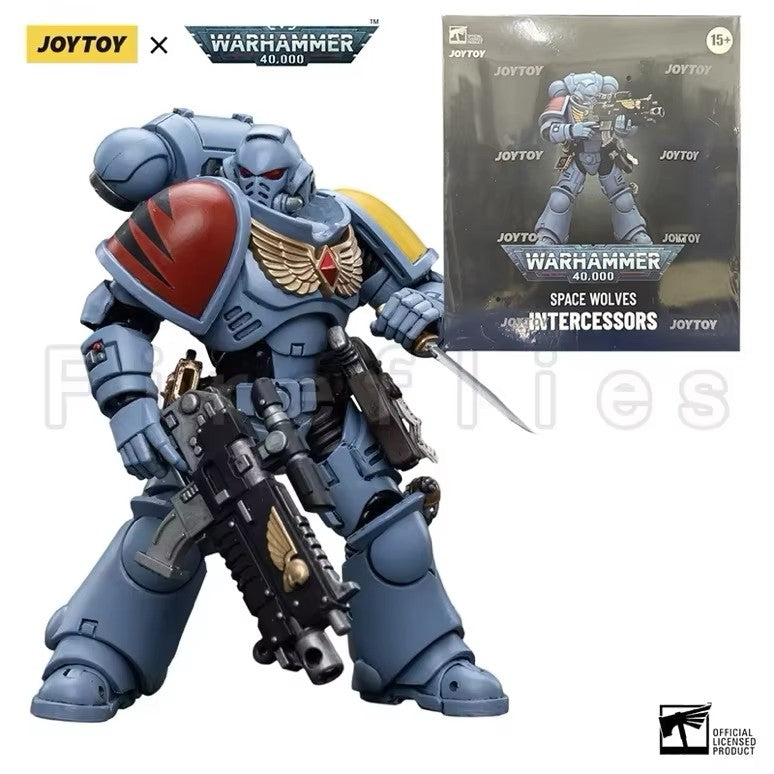 1/18 JOYTOY Action Figure 40K The Horus Heresy Space Wolves Figures And Mechas Logan Ghostwolf Anime Model Toy