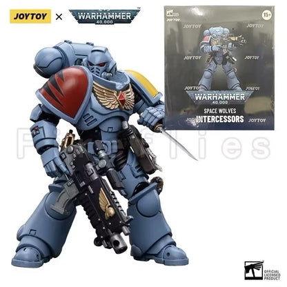 1/18 JOYTOY Action Figure 40K The Horus Heresy Space Wolves Figures And Mechas Logan Ghostwolf Anime Model Toy