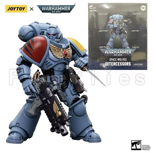 1/18 JOYTOY Action Figure 40K The Horus Heresy Space Wolves Figures And Mechas Logan Ghostwolf Anime Model Toy