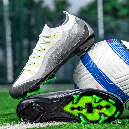 2511 Mens Soccer Shoes Ultralight Turf Soccer Cleats for Kids Sneakers TF/FG Training Football Boots Chuteira Campo 34-45