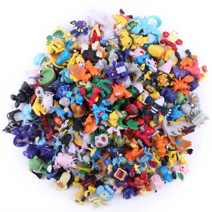 144 Peças/Lote Mini Boneco Pokémon Pikachu Brinquedos Modelo Infantil 2-3cm Estatueta Kawaii Bonecos PVC 6*24pçs Brinquedos Atacado